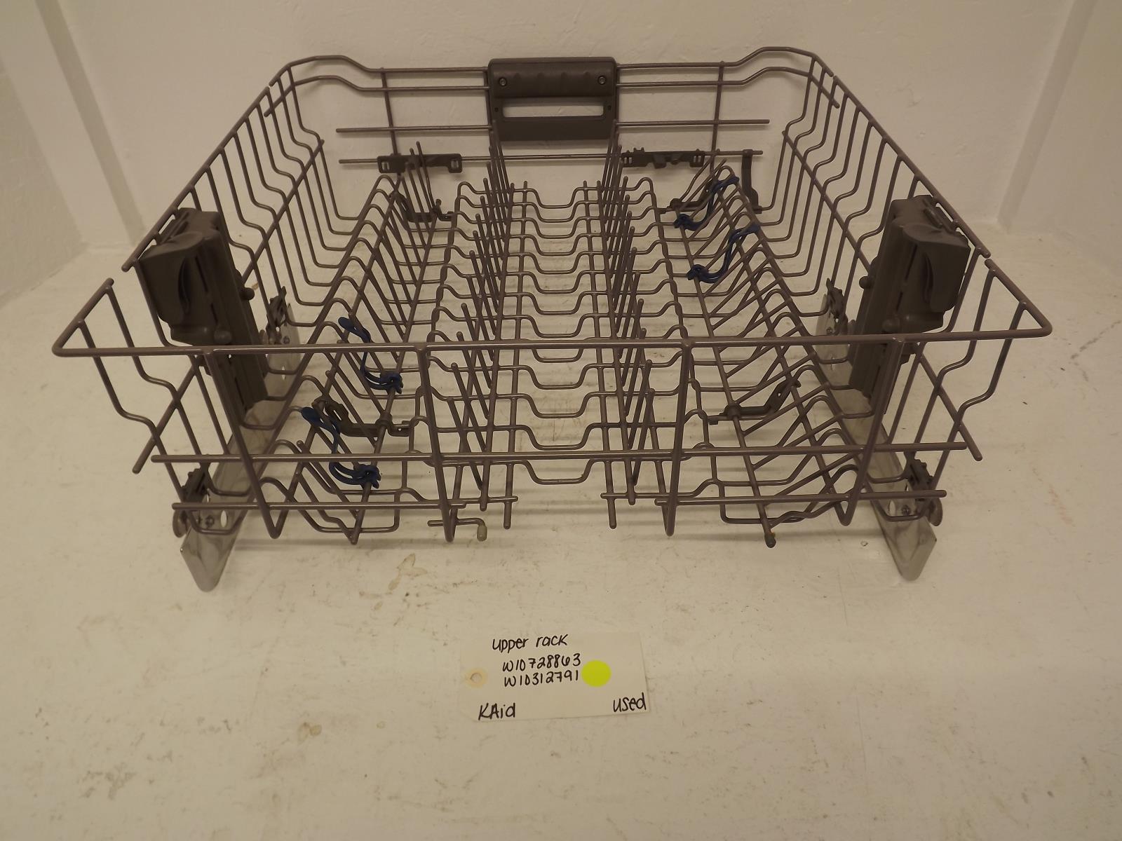 KitchenAid Dishwasher W10728863 W10312791 Upper Rack Used KitchenAid Dishwasher W10728863 W10312791 Upper Rack Used